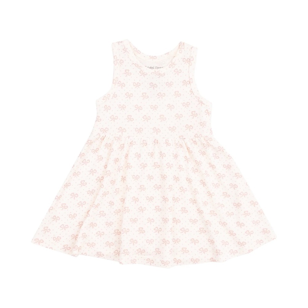 Angel Dear Vintage Mini Bows Tank Dress 3-6M